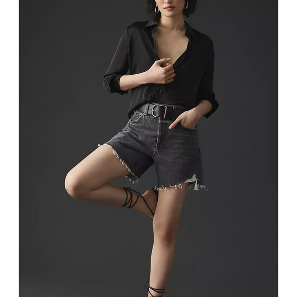 Citizens Of Humanity Pants - Citizens of Humanity Elle V-Front Shorts 23 NWT Neutron